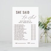 De liefde is aan het brouwen, zei ze, het bruidssp (Staand voorkant)