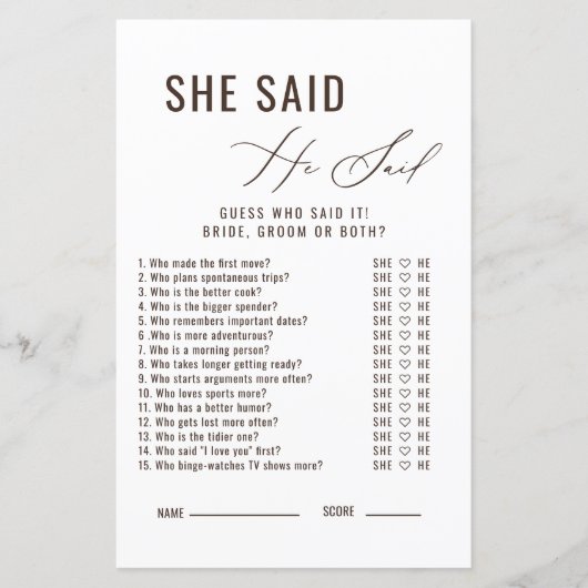 De liefde is aan het brouwen, zei ze, het bruidssp (Voorkant)