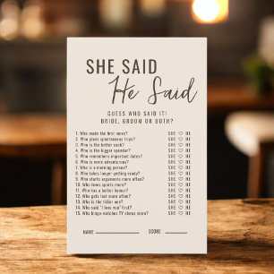 De liefde is aan het brouwen, zei ze, het bruidssp