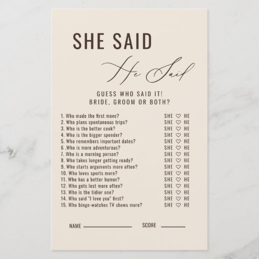 De liefde is aan het brouwen, zei ze, het bruidssp (Voorkant)