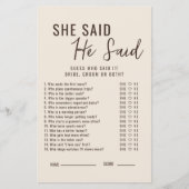 De liefde is aan het brouwen, zei ze, het bruidssp (Voorkant)