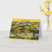 De liefde is als een bloem - de kaart van het (Gele Bloem)