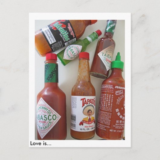 De liefde is… briefkaart (Voorkant)