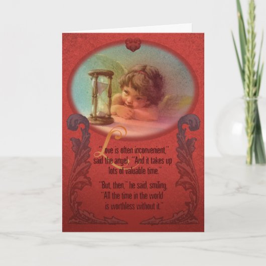 De liefde is de Inspanning waard! Feestdagen Kaart (Voorkant)