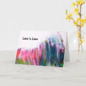 De liefde is de Lege Kaart van de Liefde (Gele Bloem)