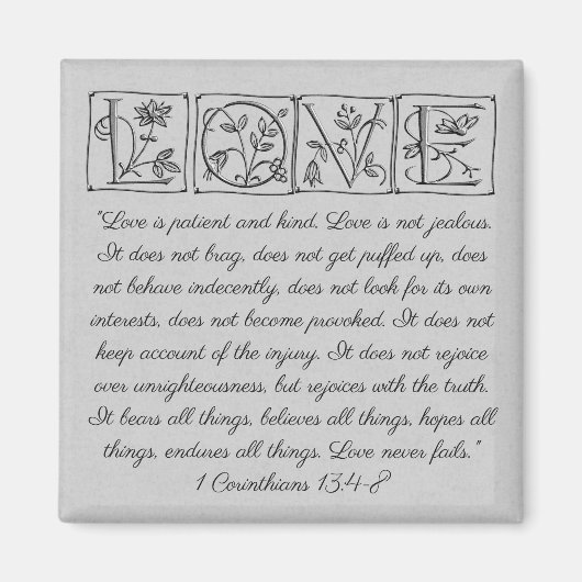 De liefde is...de Magnet van de Manuscript (Voorkant)