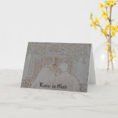 De liefde is God II Kaart (Gele Bloem)