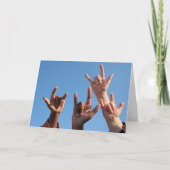 De liefde is in de Lucht! Kaart (Voorkant)