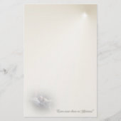 De liefde kwam naar beneden bij de kerstfeestdagen briefpapier (Voorkant)