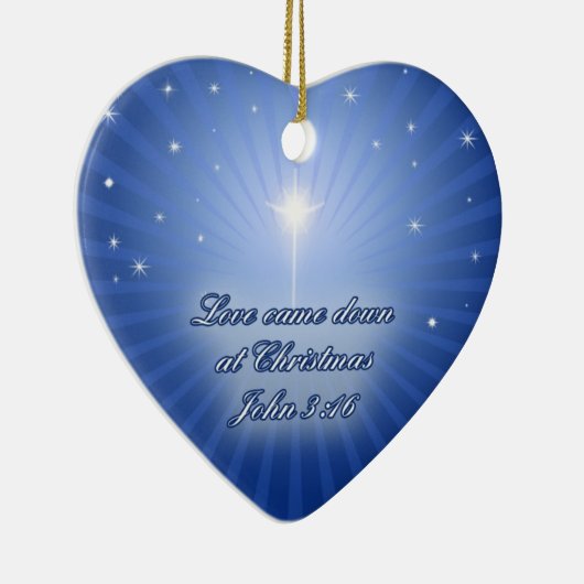 De liefde kwam neer op het Ornament van het Kersth (Rechts)