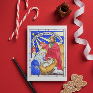 De liefde kwam onderaan Kerstkaart Feestdagen Kaart