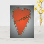 De "liefde kwetst" Wenskaart Kaart (Gele Bloem)