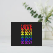 De Liefde LGBTQ is Liefde is Liefde Briefkaart (Staand voorkant)
