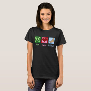 De Liefde Podiatry van de vrede T-shirt