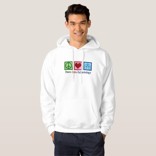 De Liefde Pulmonology van de vrede Hoodie (Voorkant volledig)