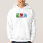 De Liefde Pulmonology van de vrede Hoodie<br><div class="desc">De Liefde Pulmonology Hoodie van de vrede. Een koel pulmonologistt - shirt voor een pulmonology arts of de verpleegster met een vrede ondertekent, hart, en longen. Een grote gift voor een longspecialist die astma en andere ademhalingskwesties behandelt.</div>