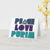 De Liefde Purim van de vrede Kaart (Gele Bloem)