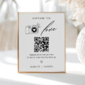 De liefde QR Code Wedding Poster