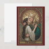 De Liefde Tarot Kunst Plat Bedankkaart (Voorkant / Achterkant)
