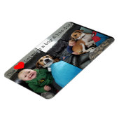 De liefde tussen een jongen en zijn hond magneet (Linkerzijde)