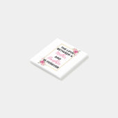 De liefde tussen een moeder en dochter is voor alt post-it® notes (Schuin)