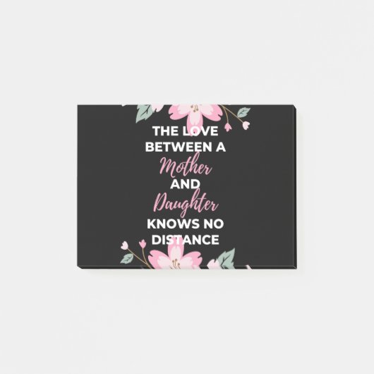 De liefde tussen een moeder en dochter kent post-it® notes (Voorkant)