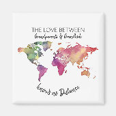 de liefde tussen grootouders en kleinkinderen magneet (Voorkant)