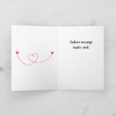 De liefde tussen moeder en dochter afstand kaart (Binnen)