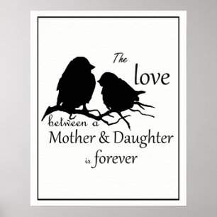 De liefde tussen moeder en dochter is het Forever  Poster