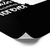 De liefde tussen moeder en dochter is voor altijd poster (Hoek)