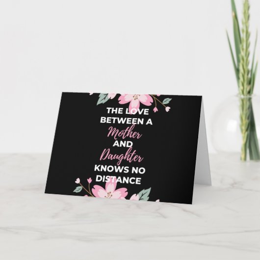 De liefde tussen moeder en dochter kent kaart (Voorkant)