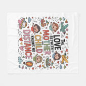 De Liefde Tussen Moeder En Kind Fleece Deken (Voorkant (Horizontaal))