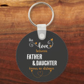 De liefde tussen vader en dochter afstand sleutelhanger (Voorkant)