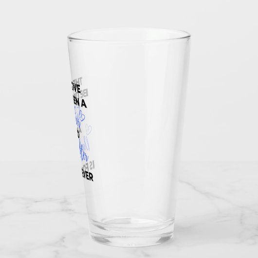 De liefde tussen vader en dochter is bl glas (Links)