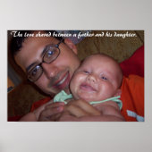 De liefde tussen vader en dochter. poster (Voorkant)