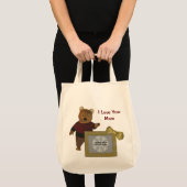 De liefde u Mamma Gepersonaliseerde Leuke Foto Tote Bag (Voorkant (product))