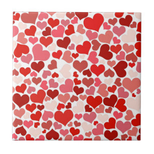 De liefde, Valentijn, Dag, Hart, Vrouwen, Roze, Tegeltje