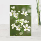 De Liefde van bloemen Kaart (Voorkant)