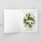 De Liefde van bloemen Kaart (Binnen)