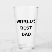 De liefde van de beste vader van de wereld glas (Voorkant)