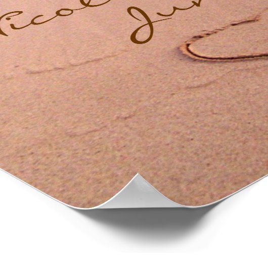 De Liefde van de douane op het Poster van de Beach (Hoek)