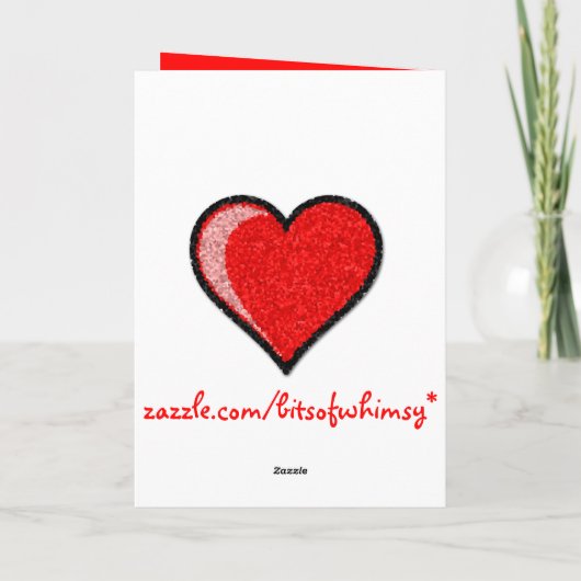 De Liefde van de egel Feestdagen Kaart (Achterkant)