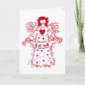 De Liefde van de engel is Mijn Kaart van Valentijn (Voorkant)