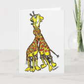 DE LIEFDE VAN DE GIRAFFE KAART (Voorkant)