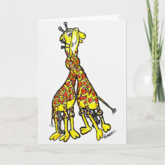 DE LIEFDE VAN DE GIRAFFE KAART