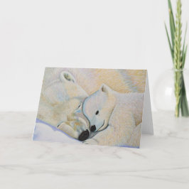 De Liefde van de Ijsbeer Feestdagen Kaart