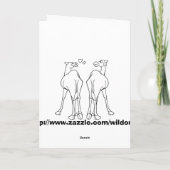 De LIEFDE van de kameel - GEEN GRENZEN Kaart (Achterkant)