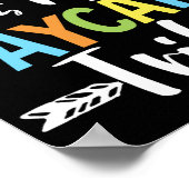 De liefde van de kinderverzorger is mijn tehuis poster (Hoek)