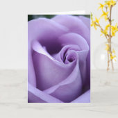 De Liefde van de lavendel Kaart (Gele Bloem)