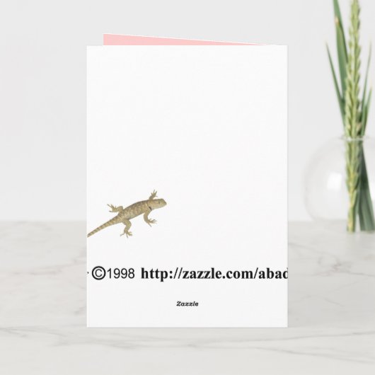 De Liefde van de libel Kaart (Achterkant)